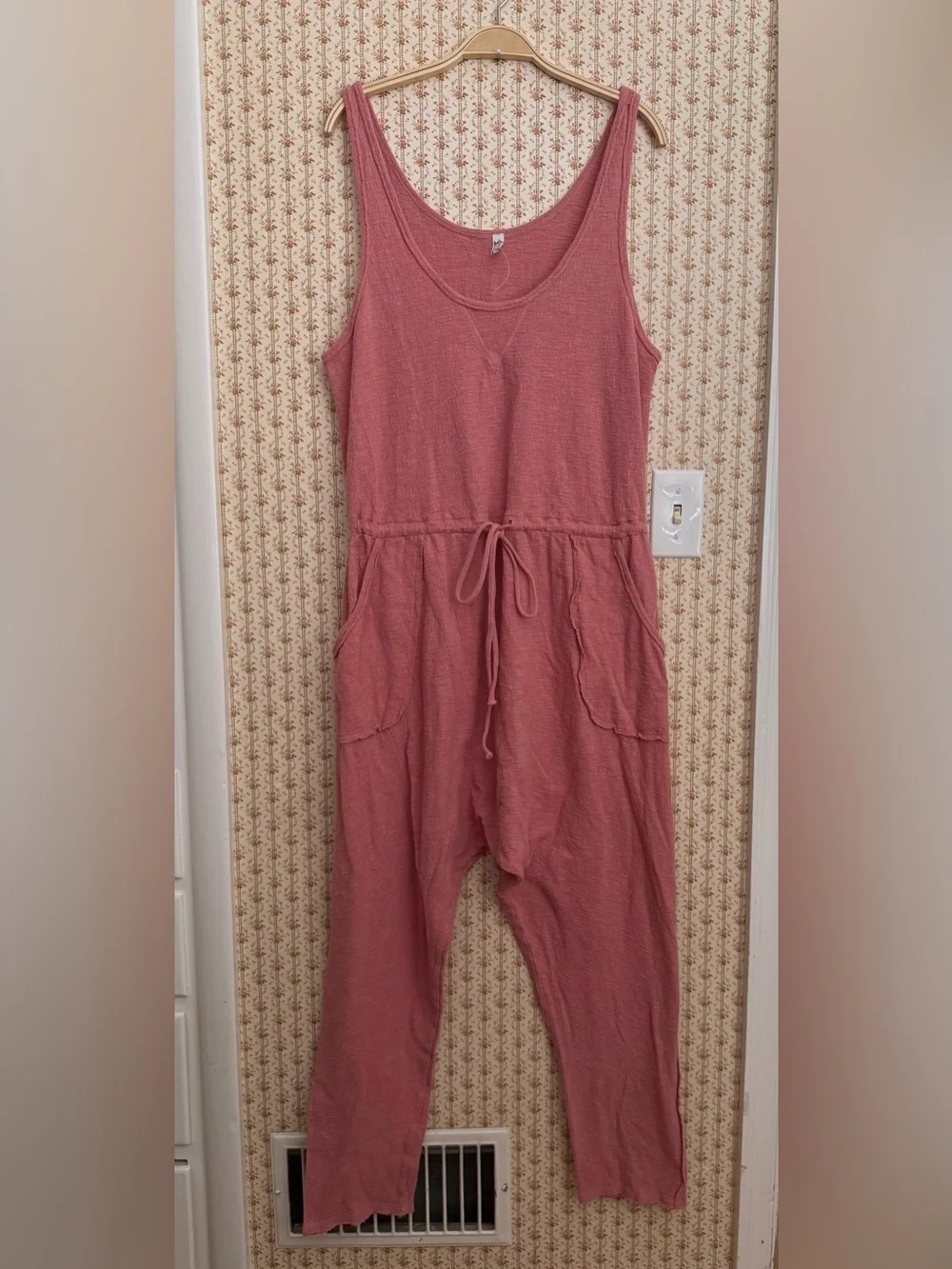 Free People Intimately On a Cloud Cotton Harem Jumpsuit in